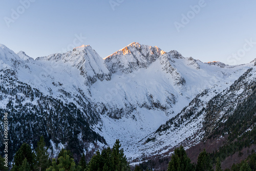 Alpinism pyrenees mountains