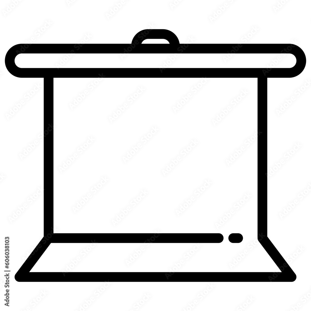 Background outline icon