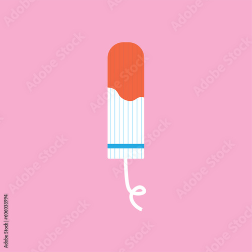 used female tampon icon vector, illustration, symbol