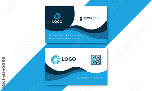 Creative modern business card design template. Elegant design.