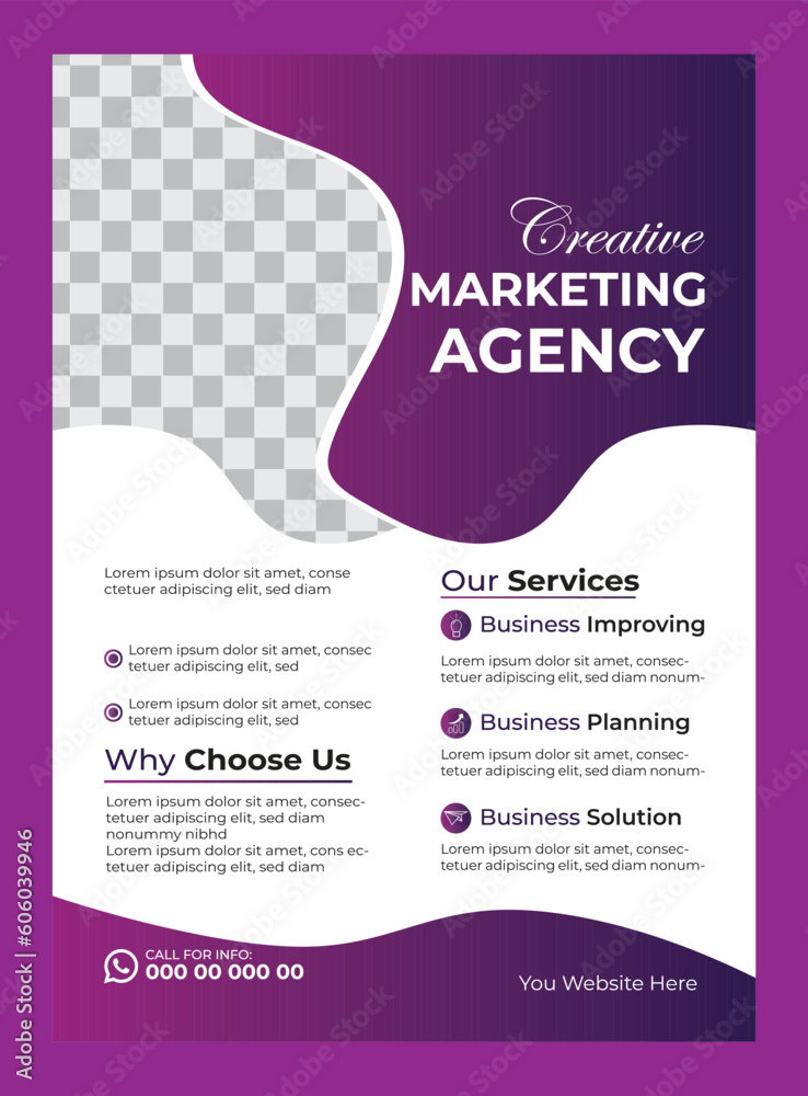 Corporate business flyer design template Corporate business flyer design template