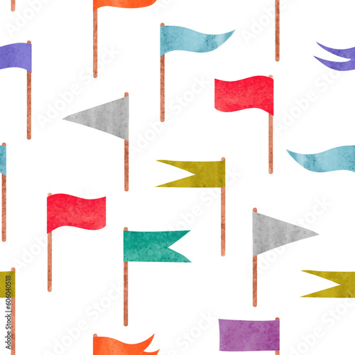 Seamless pattern with color...
