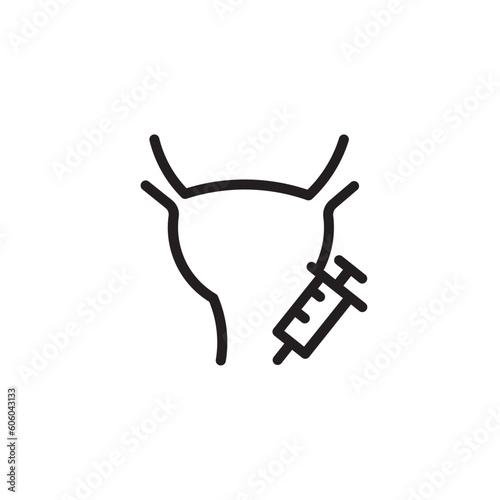 Gallbladder Injection Cancer Outline Icon