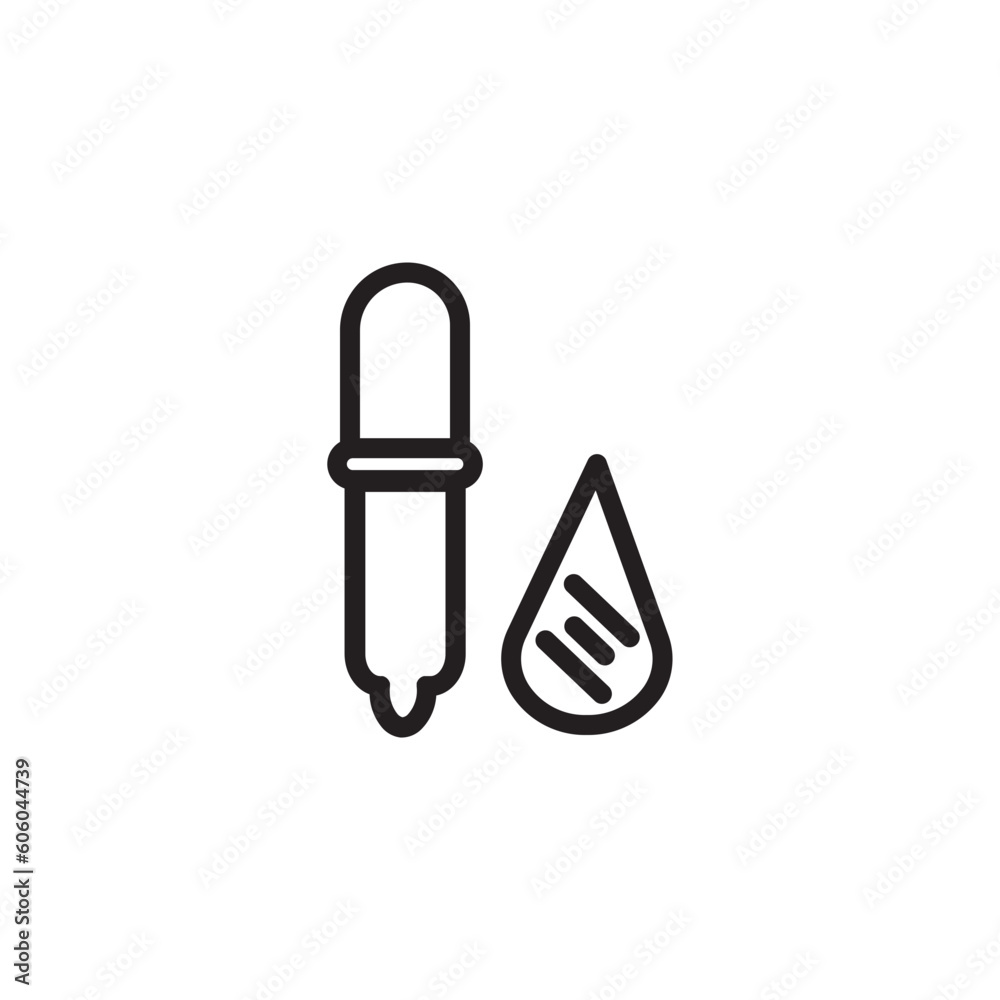 Blood Check Test Outline Icon Blood Check Test Outline Icon