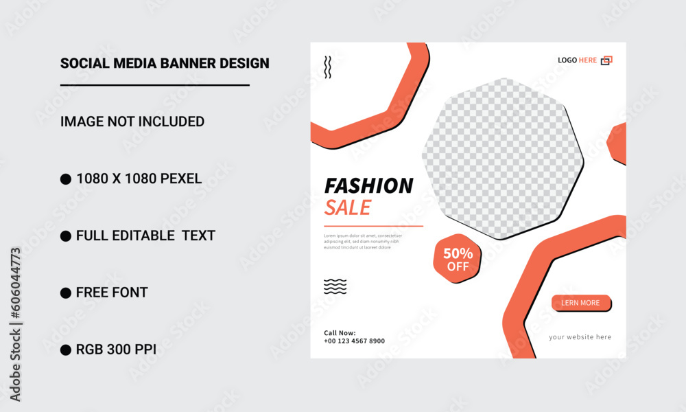 Fashion Sale Social Media Banner Template Fashion Sale Social Media Banner Template