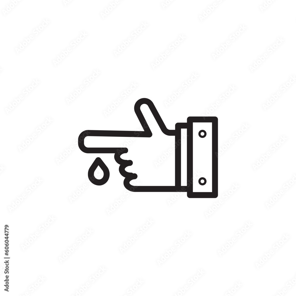 Blood Sugar Test Outline Icon Blood Sugar Test Outline Icon