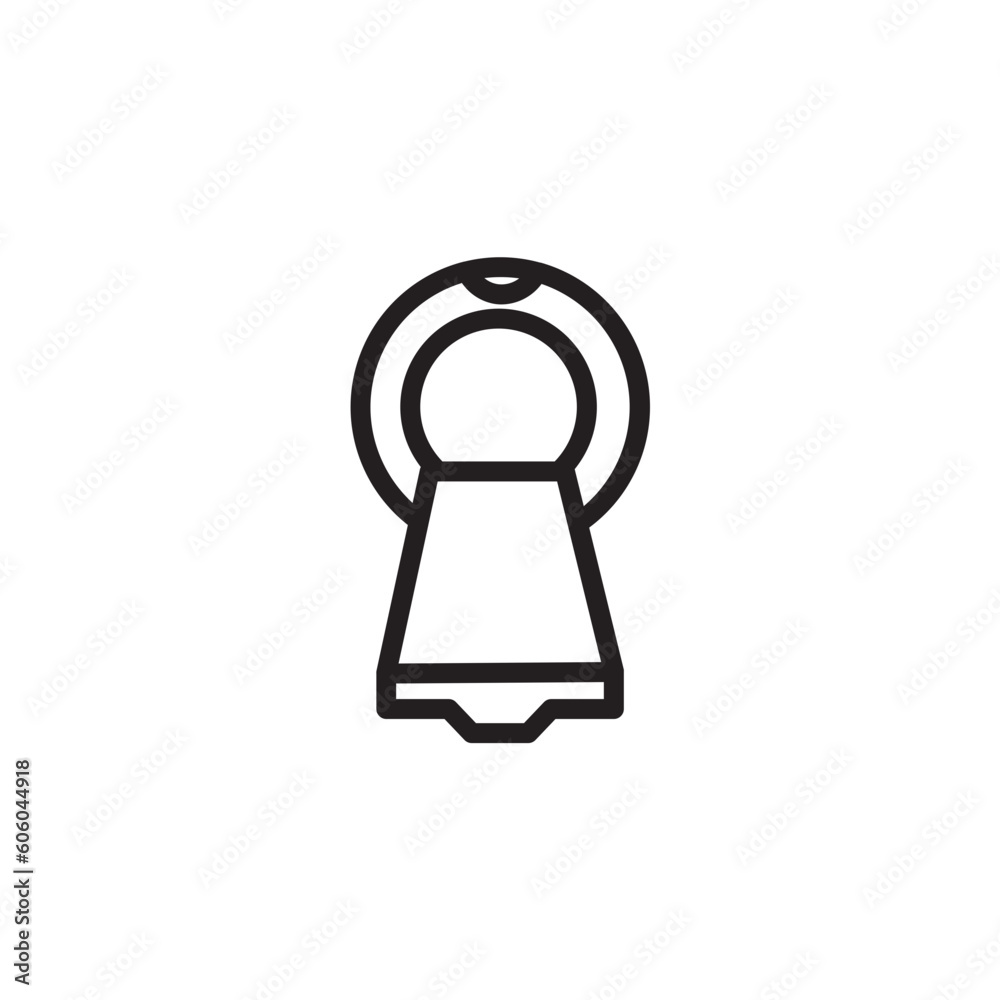 Bed Cancer Roentgen Outline Icon Bed Cancer Roentgen Outline Icon
