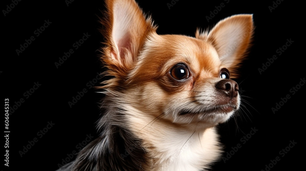 Chihuahua dog in the grass Chihuahua dog in the grass