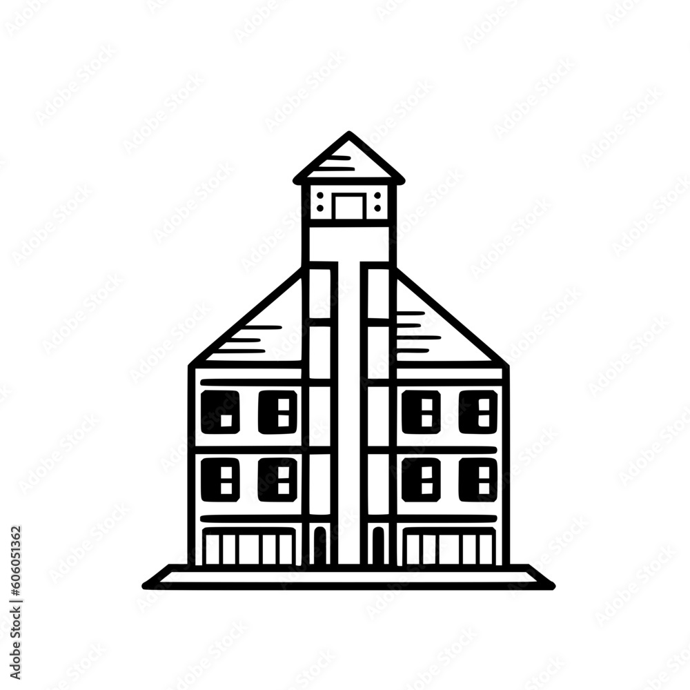 Building vector illustration isolated on transparent background Building vector illustration isolated on transparent background