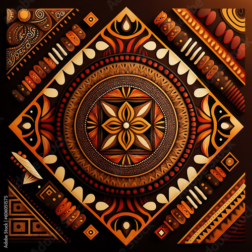 Native traditional pattern ...