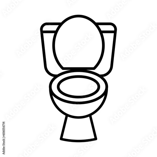 Toilet icon vector on trendy design