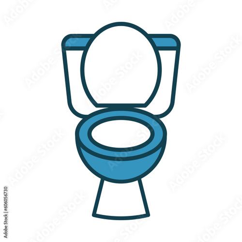Toilet icon vector on trendy design