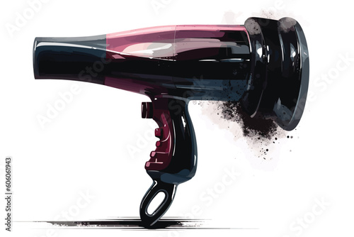 hair dryer isolated