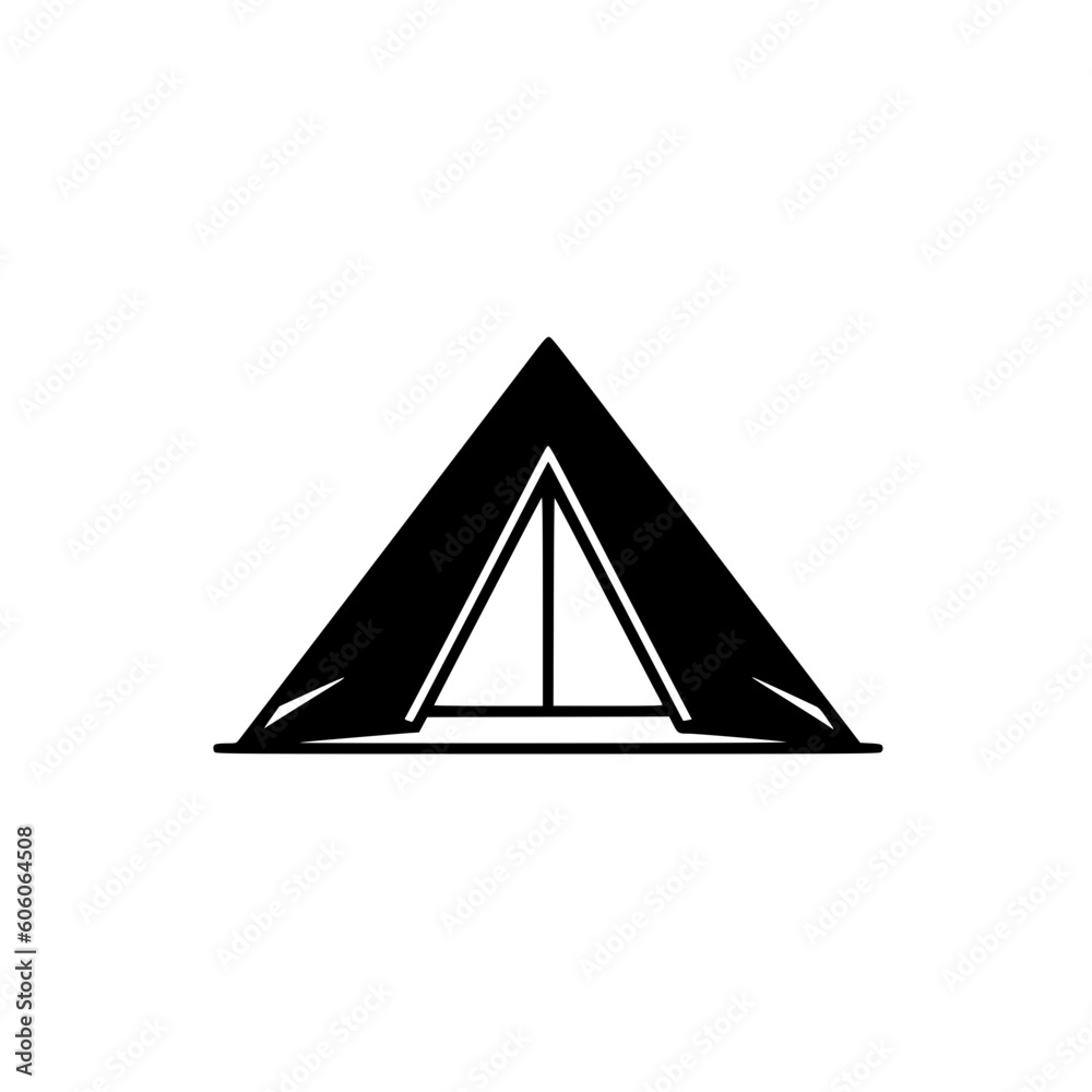 Camping tent vector illustration isolated on transparent background Camping tent vector illustration isolated on transparent background