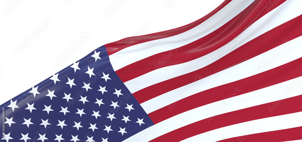 Digital Artistry: Mesmerizing 3D USA Flag Reflects Creativity and Freedom