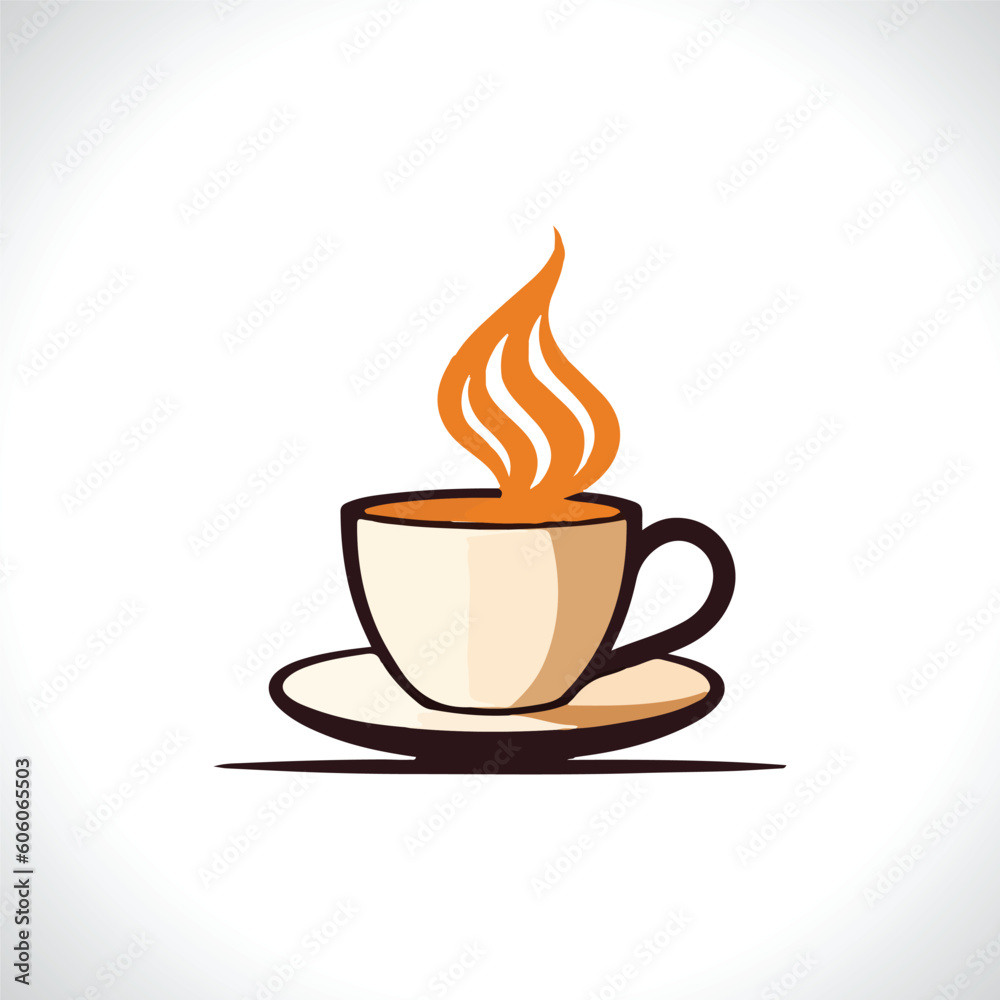 Coffee Cup Vector Illustration Coffee Logo Design Coffee Cup Vector Illustration Coffee Logo Design