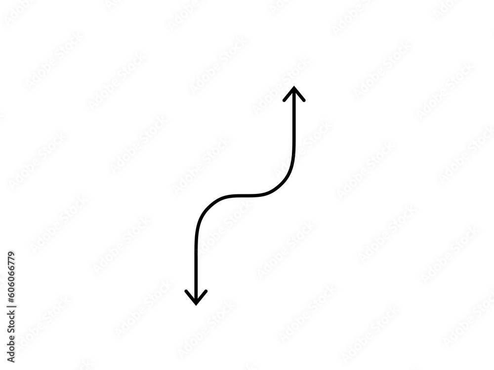 Arrow icon vector illustration template design. Business and finance concept Arrow icon vector illustration template design. Business and finance concept