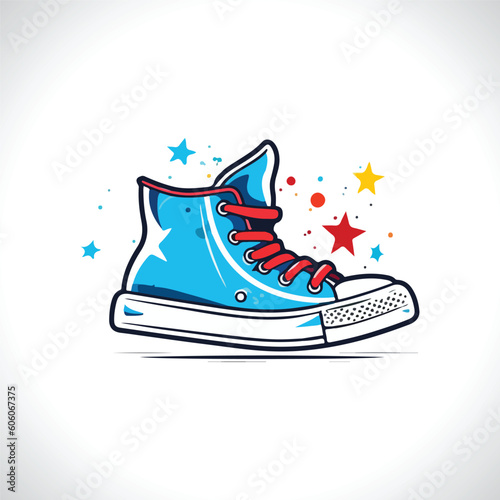 Sneaker Vector Illustration Shoe Vector Shoe Logo Design