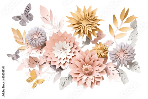 Illustration of a Floral Arrangement © jakir