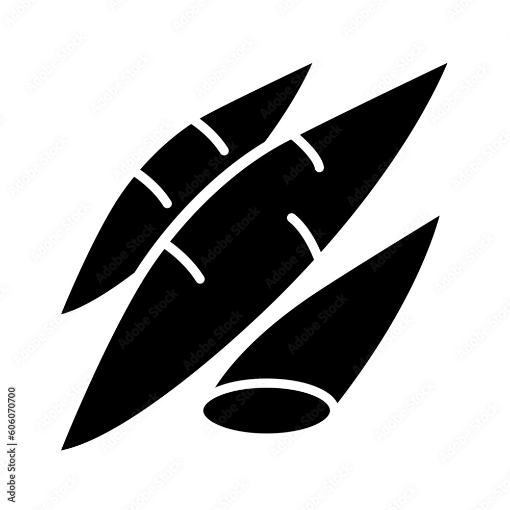 Solid CASSAVA design vector icon design vector line icon svg Solid CASSAVA design vector icon design vector line icon svg
