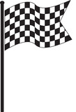 checkered flag svg vector file , resizable , isolated on white background