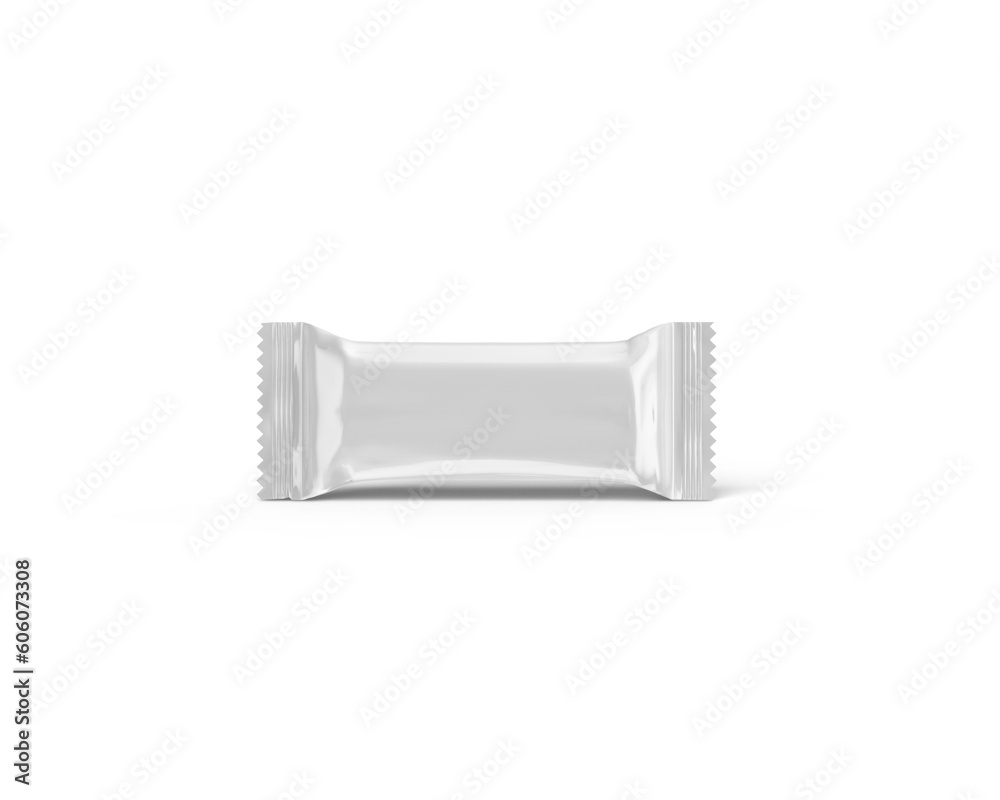 Candy Chocolate Bar Packaging Blank Mockup 3D Rendering Candy Chocolate Bar Packaging Blank Mockup 3D Rendering