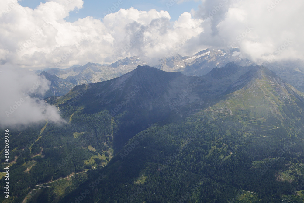 The view from Zitterauer Tisch mountain, Bad Gastein, Austria