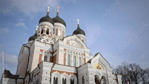 Cathedrale Alexandre Nevsky - Timelapse - Tallinn Estonie photo