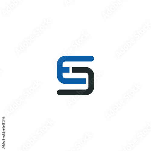 Free Download ES INITIAL LOGO DESIGN - GFXLoad