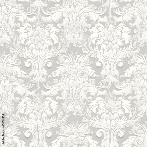 background in ivory and white damask