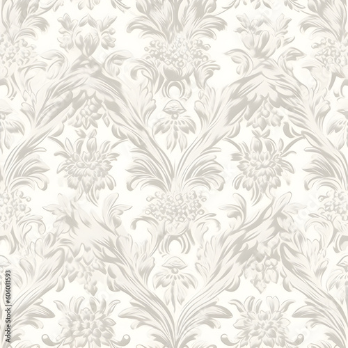 background in ivory and white damask