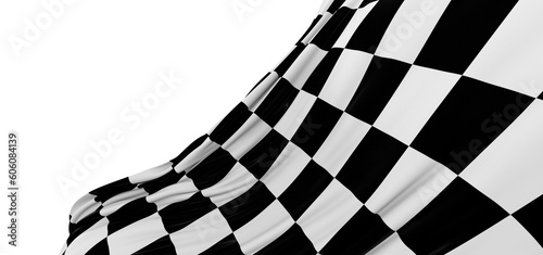 Black and white flag © vegefox.com