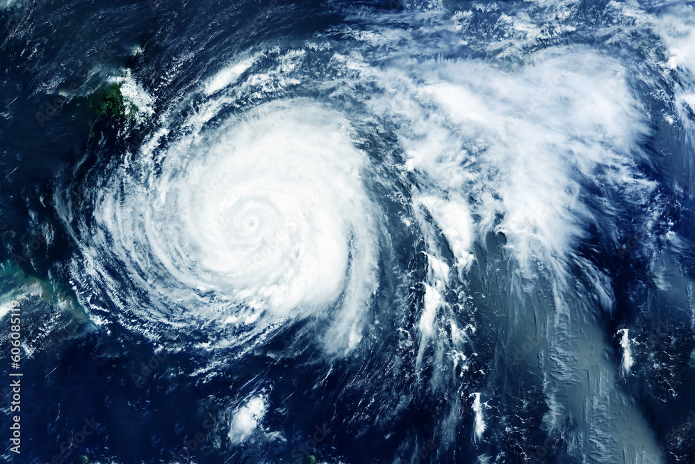 Hurricane, atmospheric cyclone from space. Elements of this image furnishing NASA. Hurricane, atmospheric cyclone from space. Elements of this image furnishing NASA.