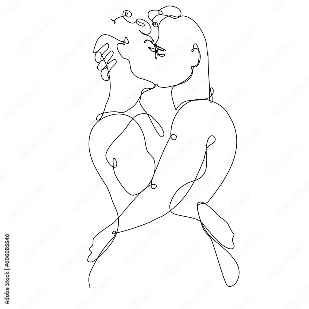 two men hugging one line drawing two men hugging one line drawing