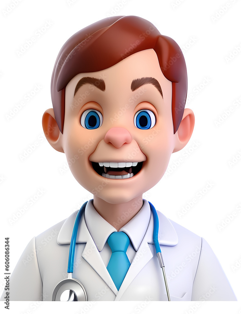 3D Avatar Cartoon High Quality on Transparent Background by generative AI 3D Avatar Cartoon High Quality on Transparent Background by generative AI