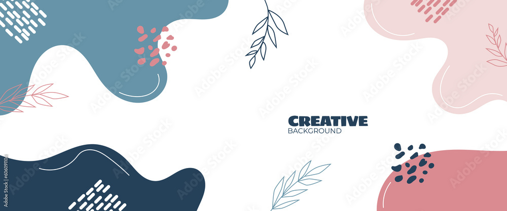 Creative simple abstract bright background, suitable for social media templates, banners, posters, etc.