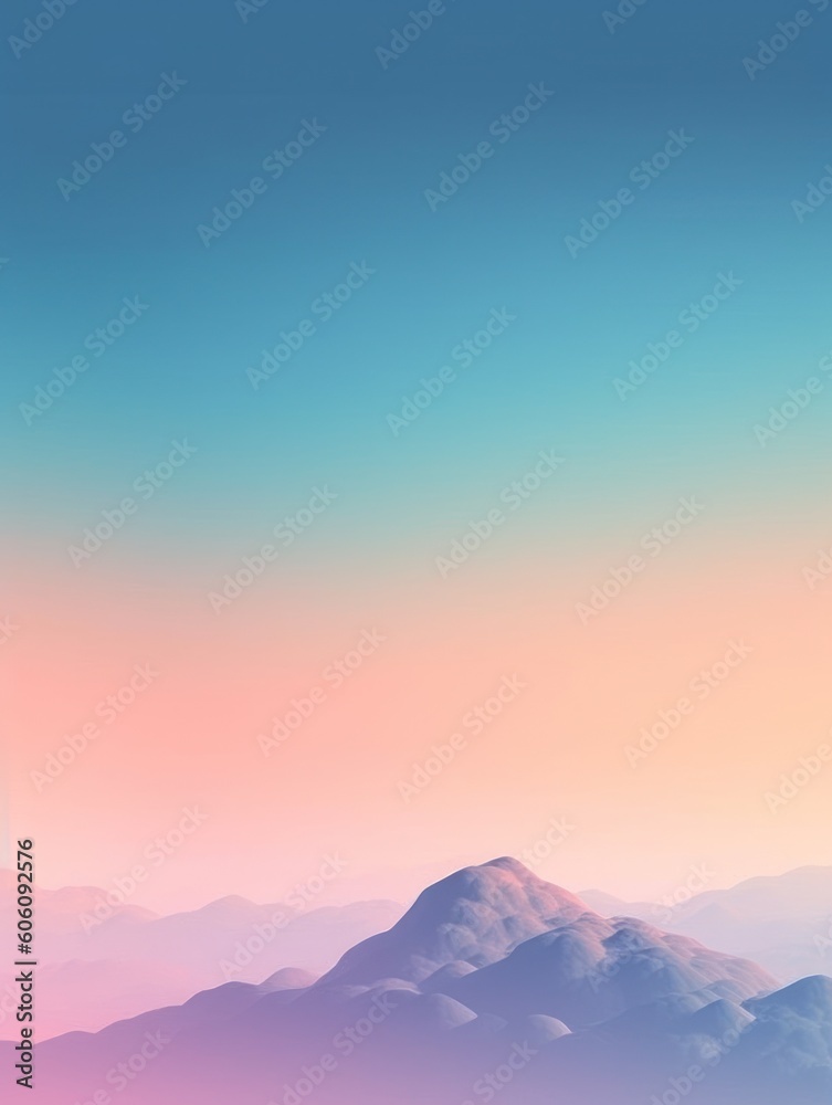 Obraz premium Abstract blurred gradient background. Generative AI