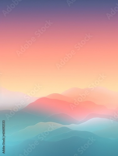 Abstract blurred gradient background. Generative AI © Viktor