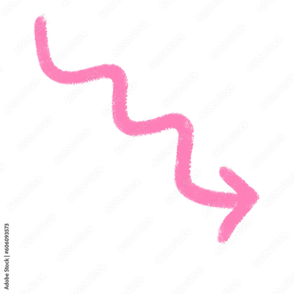 Random arrows elements hand drawn illustration black pastel colors Random arrows elements hand drawn illustration black pastel colors