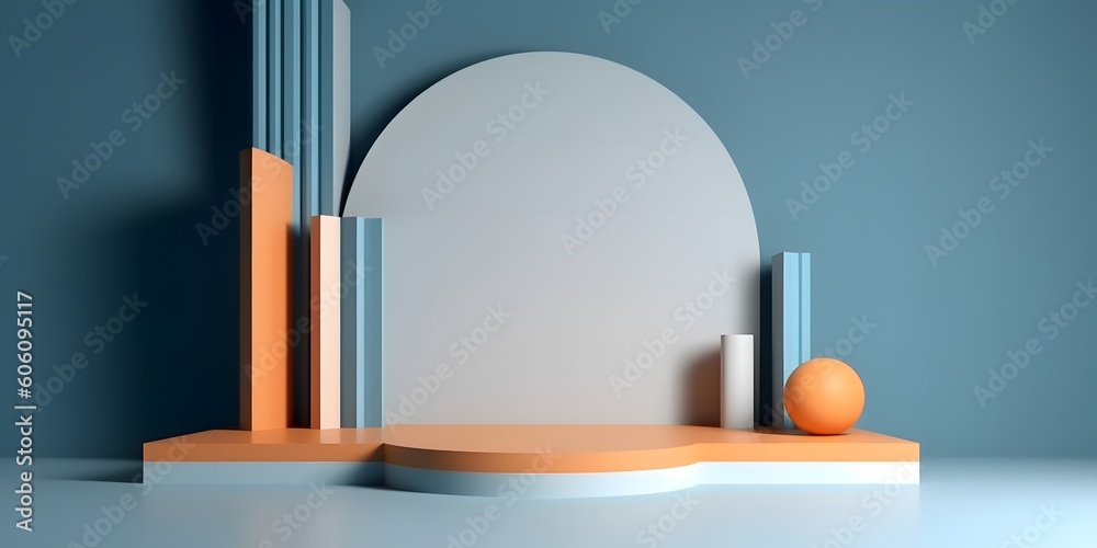3d rendering podium 3d rendering podium
