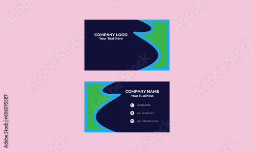 colorful business card template 