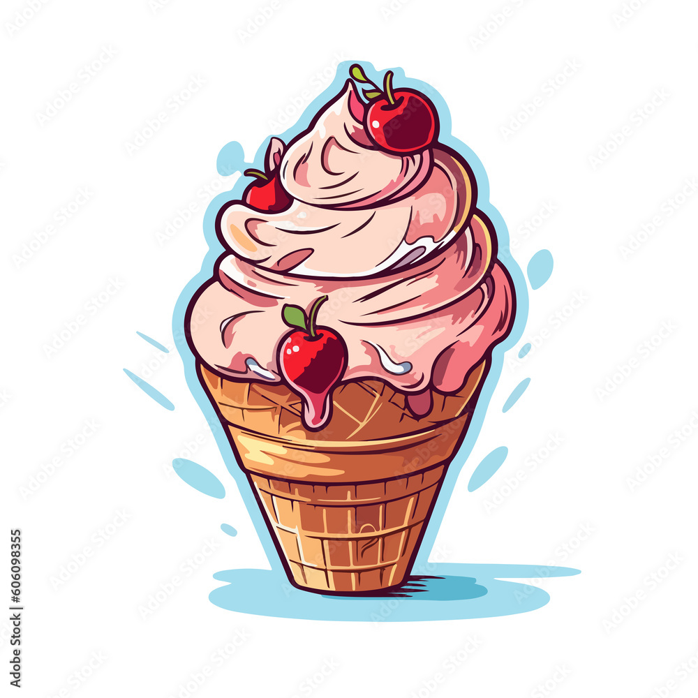 strawberry ice cream strawberry ice cream