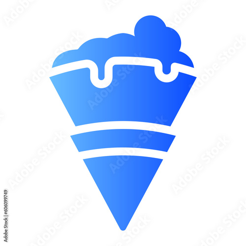 crepe gradient icon
