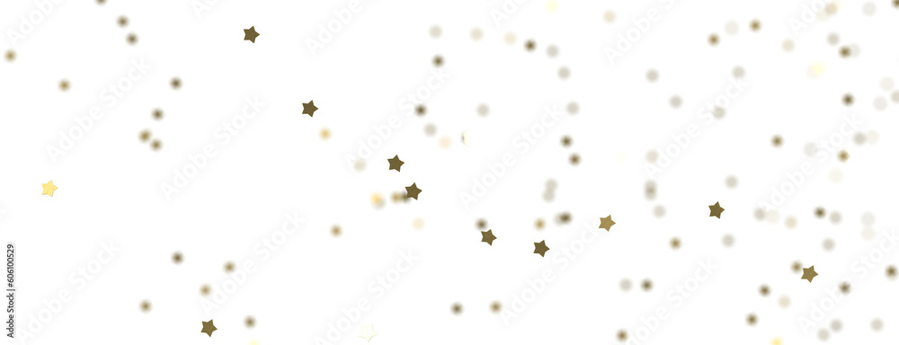 Fototapeta premium Cascading Christmas Constellations: Brilliant 3D Illustration Showcasing Falling Festive Star Patterns