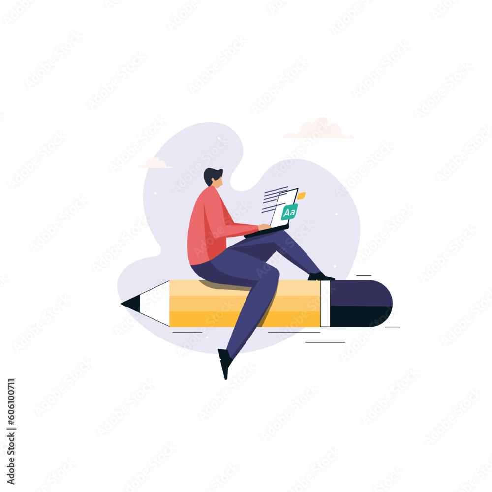 Smart young content writer with creative writing blog, Innovative idea and inspiration, Digital Media content Smart young content writer with creative writing blog, Innovative idea and inspiration, Digital Media content