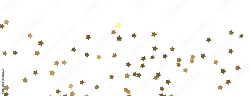 Fototapeta premium Christmas Star Plummet: Astonishing 3D Illustration Depicting Falling Holiday Stardust