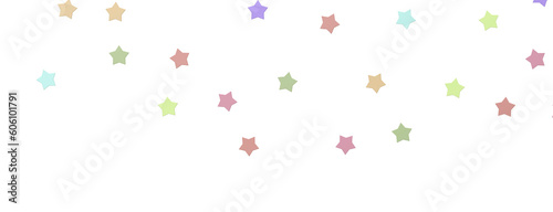 XMAS Stars - Holiday colored decoration  glitter frame isolated -