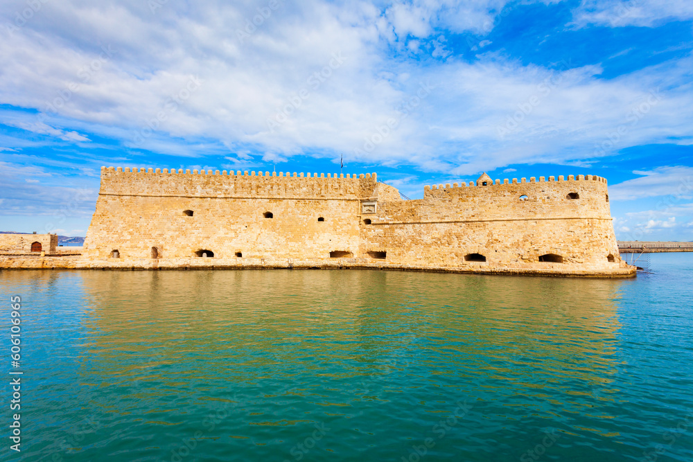Koules Fortress in Heraklion city, Crete island, Greece