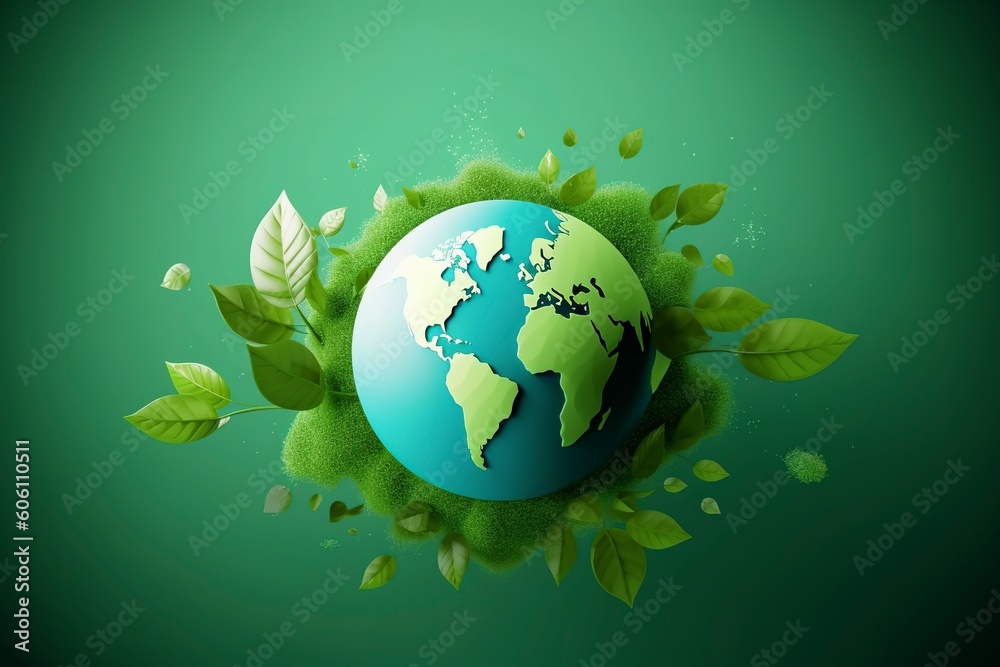 Paper Art , World environment and earth day concept , Green planet environmental protection , Save the planet , Generate Ai Paper Art , World environment and earth day concept , Green planet environmental protection , Save the planet , Generate Ai
