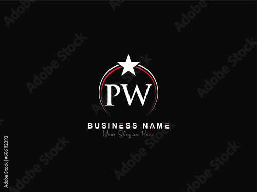 Professional PW Logo Design, p&w pw Minimal Logo Template